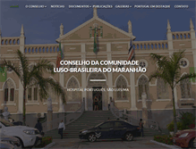 Tablet Screenshot of comunidadelusobrasileirama.org.br